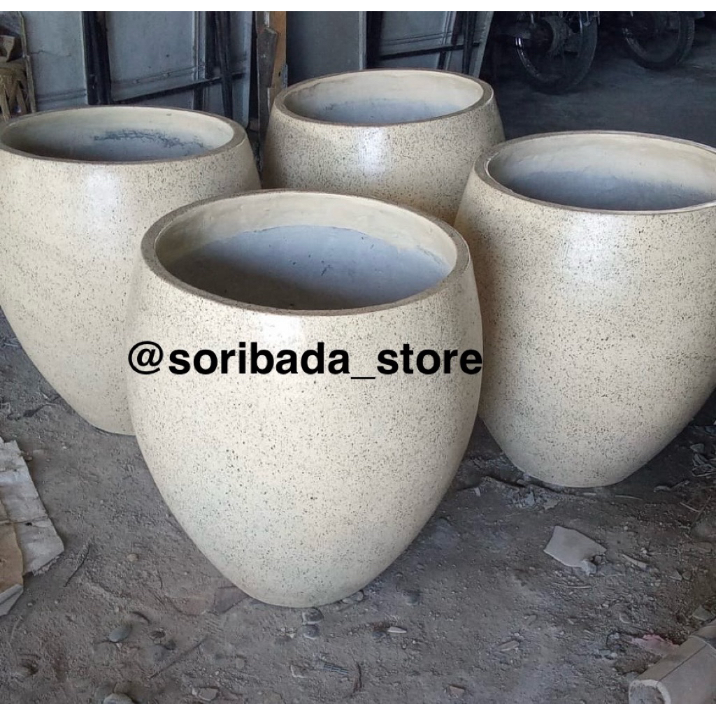 Pot Bunga Jumbo| Pot Batu Jumbo| Pot Bunga Motif Batu Alam | Pot Bunga Batu | Pot Bunga Unik | Pot B