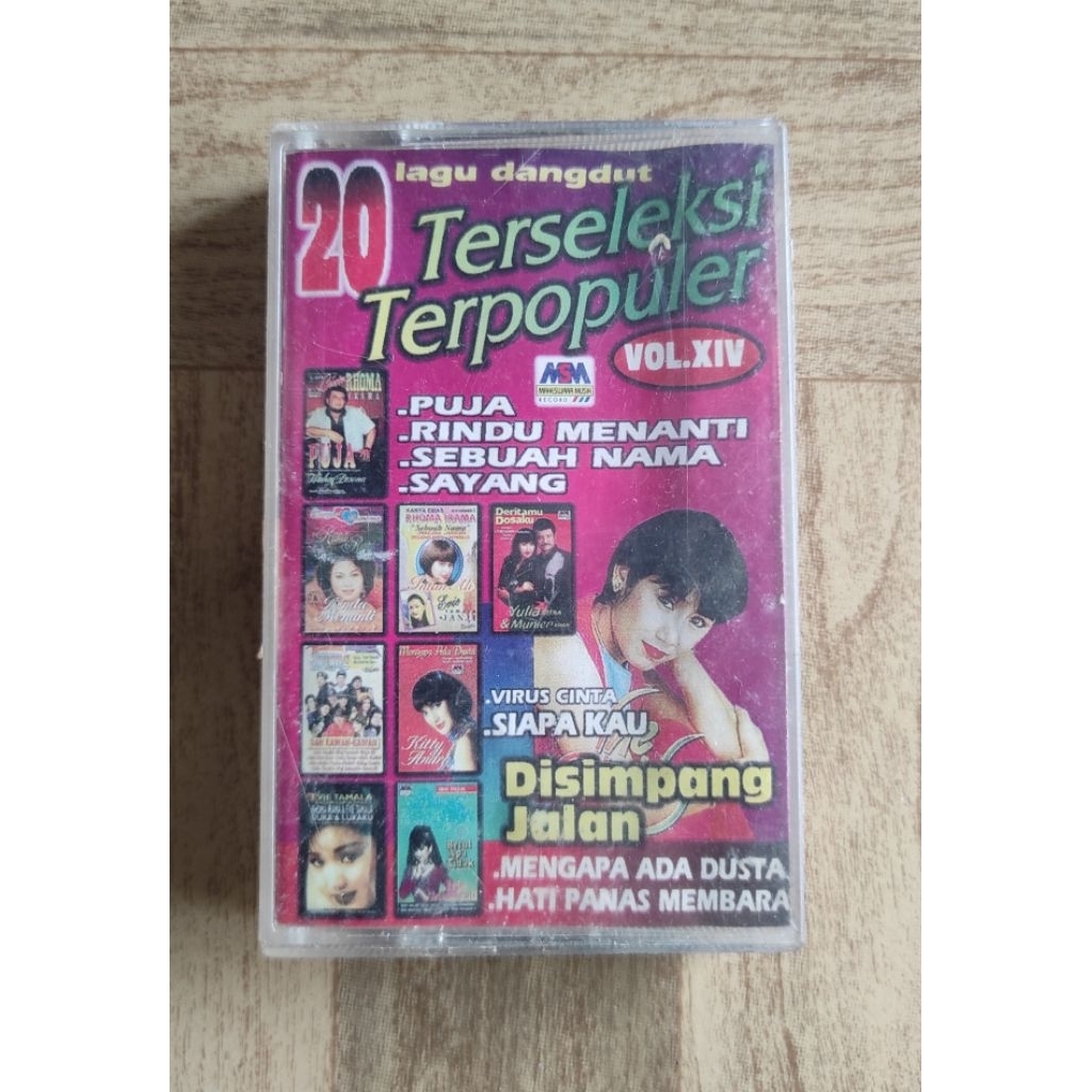 kaset pita 20 lagu dangdut terseleksi terpopuler vol.14
