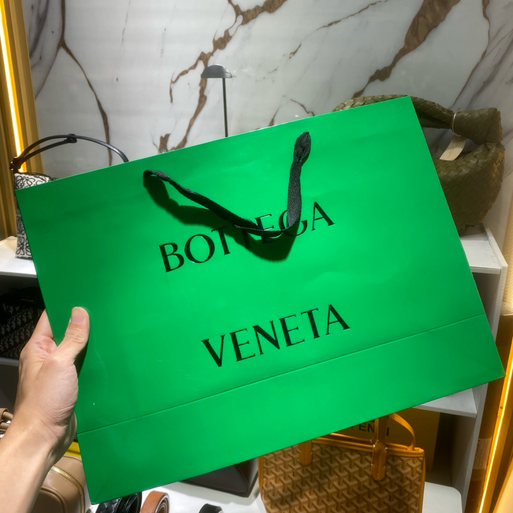 

PAPERBAG FASHION BESAR / GIFTSET TAS KERTAS HIJAU BOTEGA LOOK LUXURY SHOPPING BAG