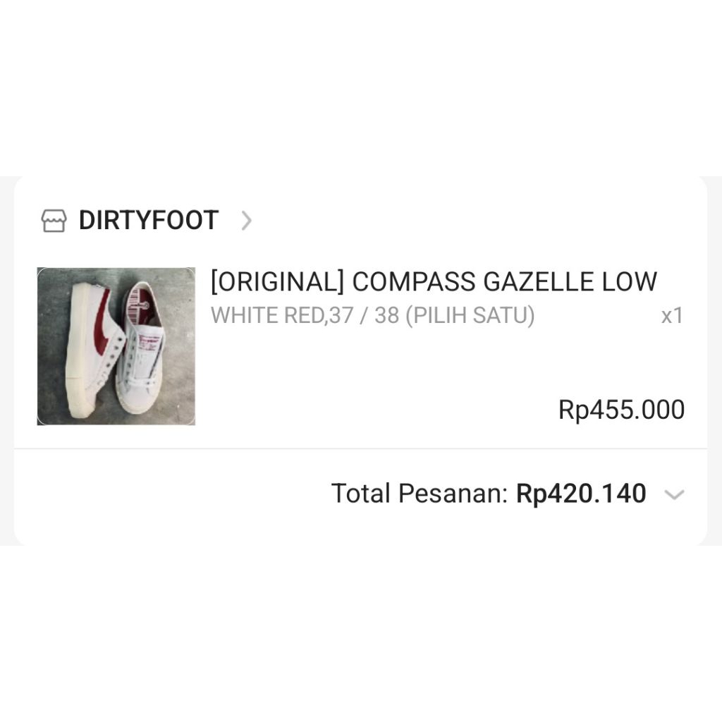 PRELOVED COMPASS GAZELLE LOW 37