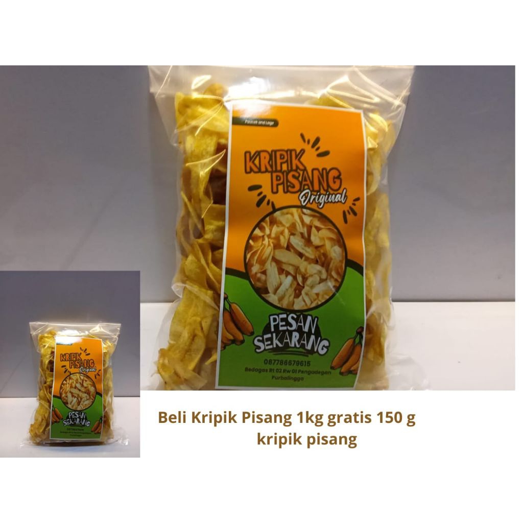 

Keripik pisang renyah bikin nagih