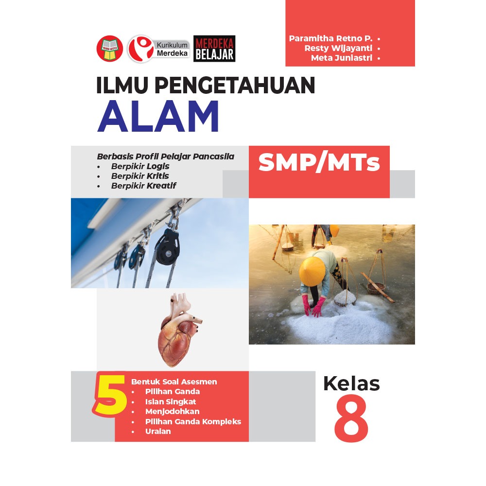 BUKU ILMU PENGETAHUAN ALAM (IPA) UNTUK SMP/MTs KELAS 8 - YRAMA WIDYA