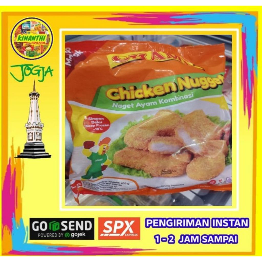 

Champ NuGet 450 gr Jogja frozen
