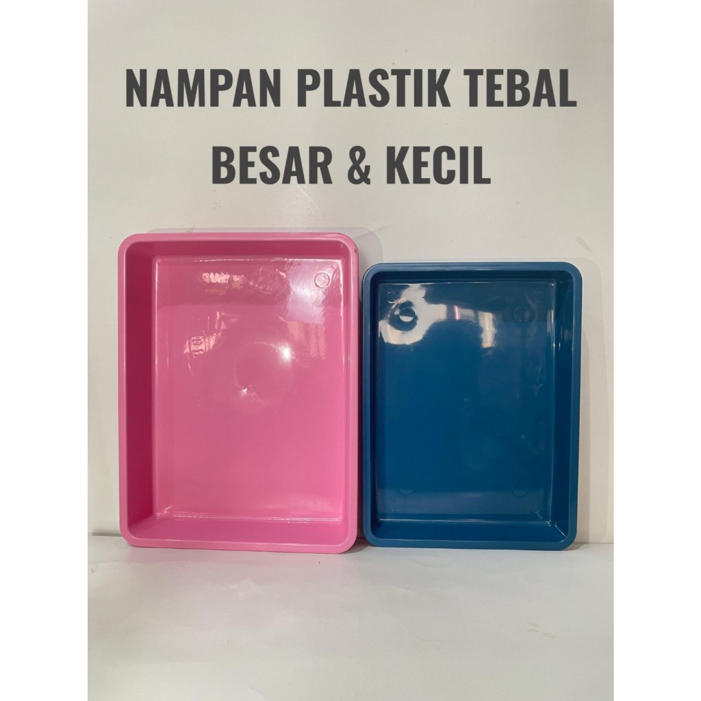 NAMPAN SEGI PLASTIK WADAH MAKANAN WADAH SERBAGUNA UKURAN 30CM & 28CM NAMPAN KOTAK