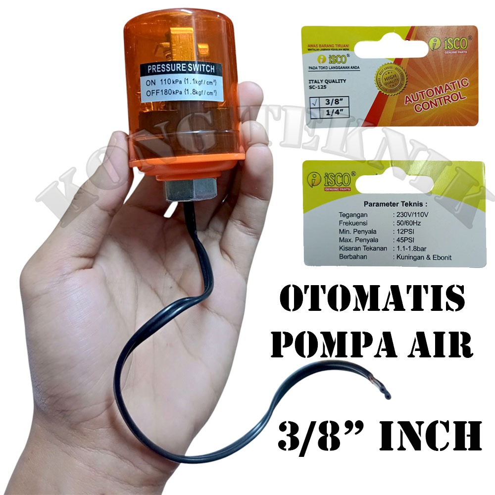 Otomatis Radar Pompa Air ISCO 1/4 3/8 Sanyo Shimizu National