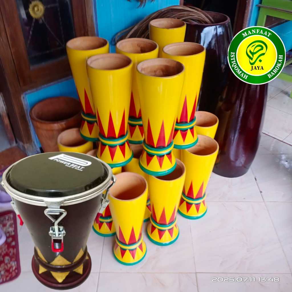 Kendang Jimbe - Reog Kendang  Mika 6”-Kendang Reog – Desain Klasik Futuristik-| Kayu Unik_ID