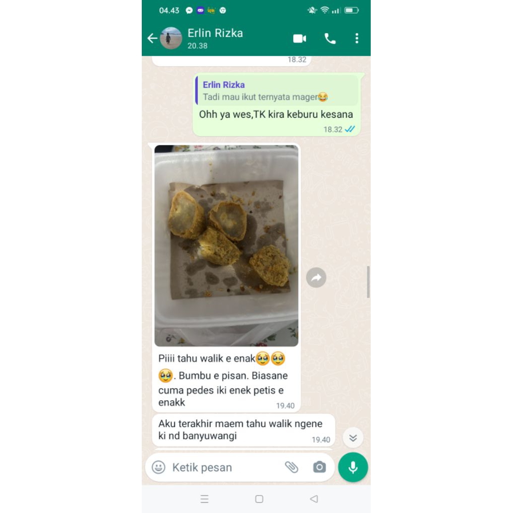 

Tahu Walik Frozen-Tahu Walik Daging-Tahu Walik Sambal Petis Madura