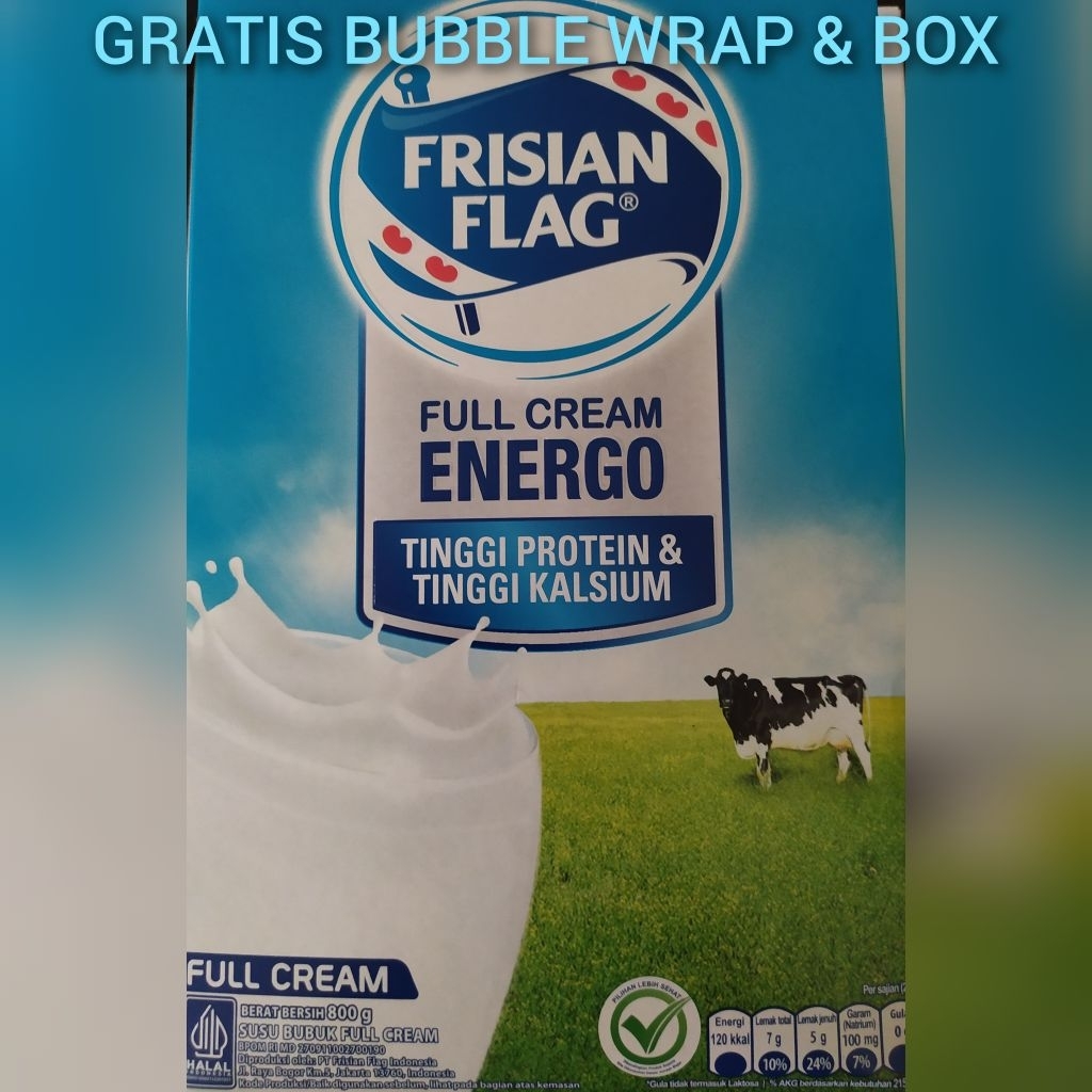 

Susu Frisian Flag Full cream 800 gram fullcream Energo