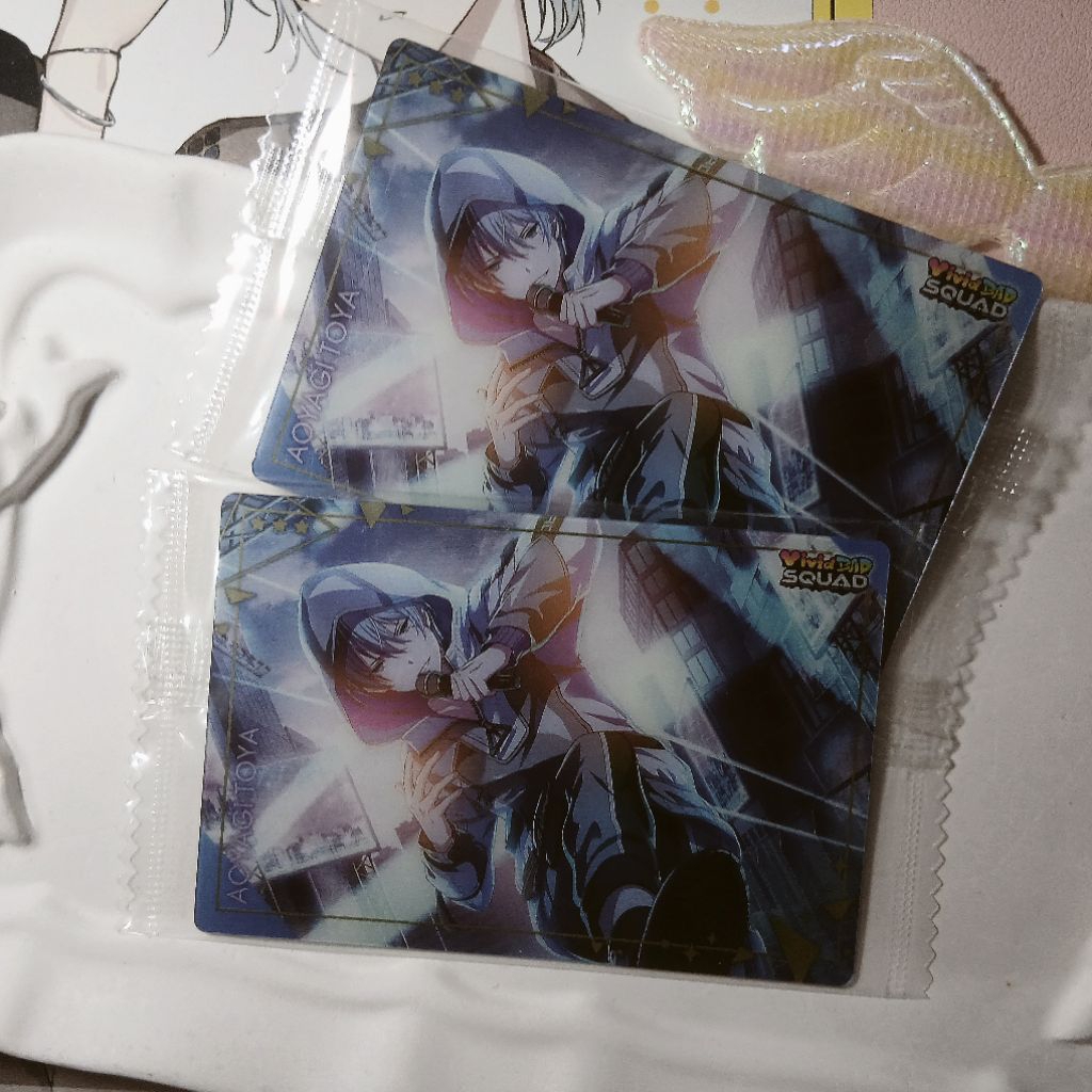 project sekai official merch - aoyagi toya wafercard
