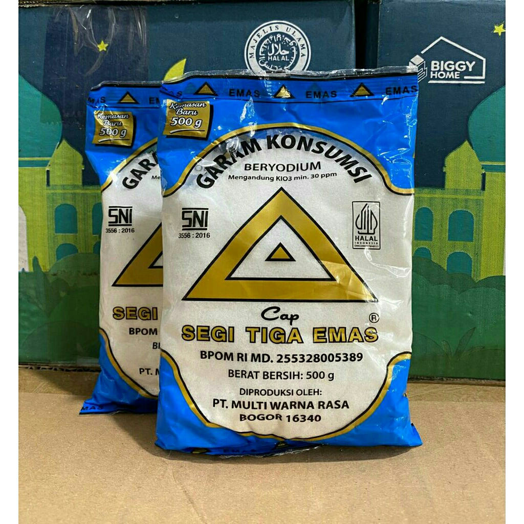 

Garam Alus Segitiga Emas 500 gram