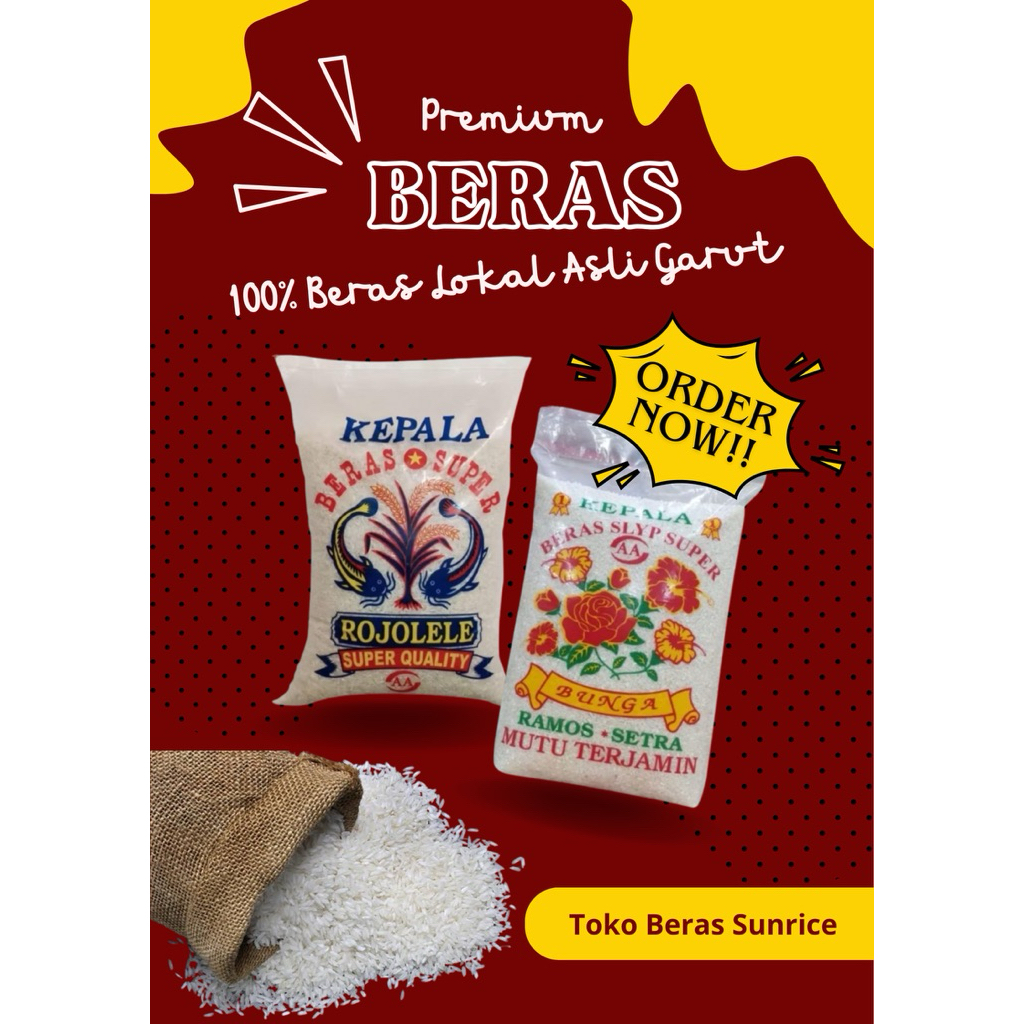 

MURAH BERAS ROJOLELE PREMIUM DIPRODUKSI LANGSUNG DARI PENGGILINGAN 10 kg