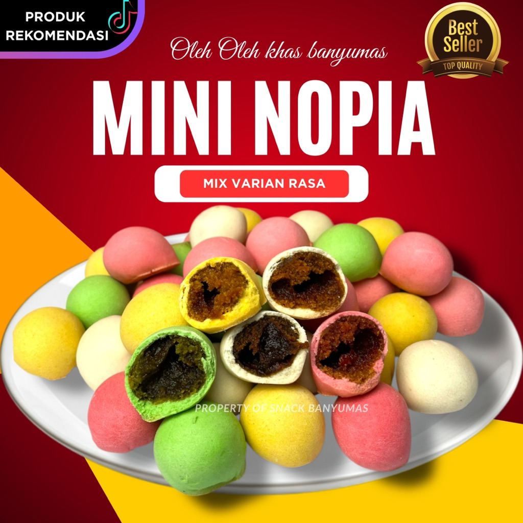 

KUE MINO MINI NOPIA KHAS BANYUMAS MIX VARIAN RASA