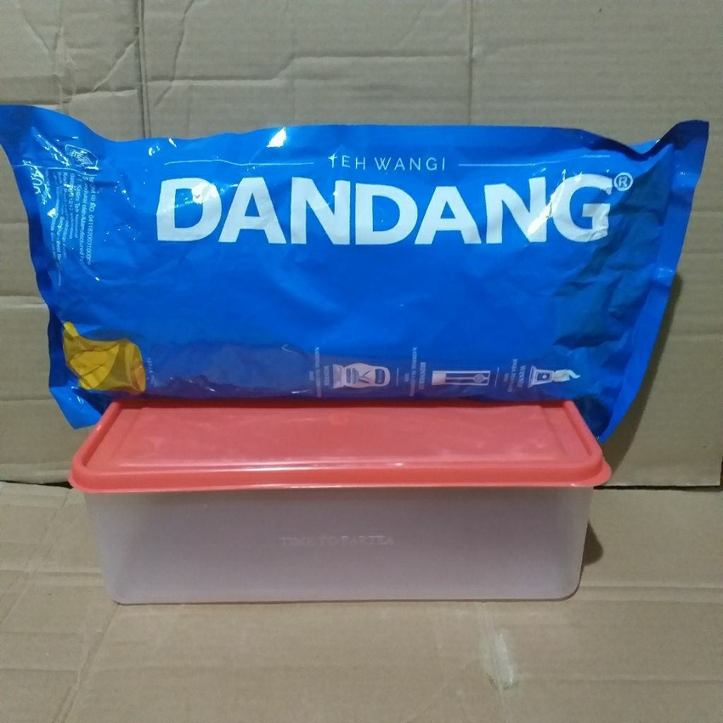 

Teh dandang Biru kemasan 400gr bonus toples