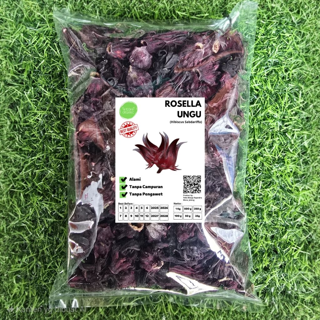 

Rosela Ungu Kering 100gram Teh Bunga Rosella