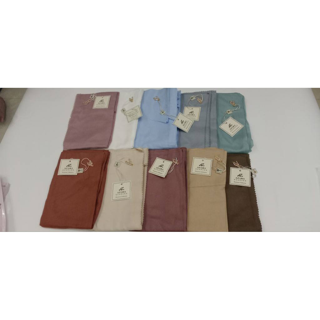 Hijab Azara Voal Luxury Plat Logo