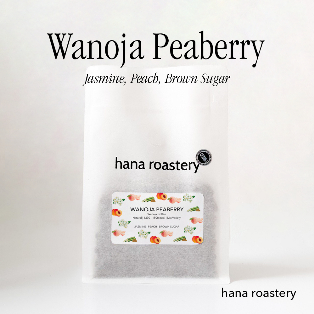 

Wanoja Peaberry - Natural - Hana Roastery - Specialty Coffee