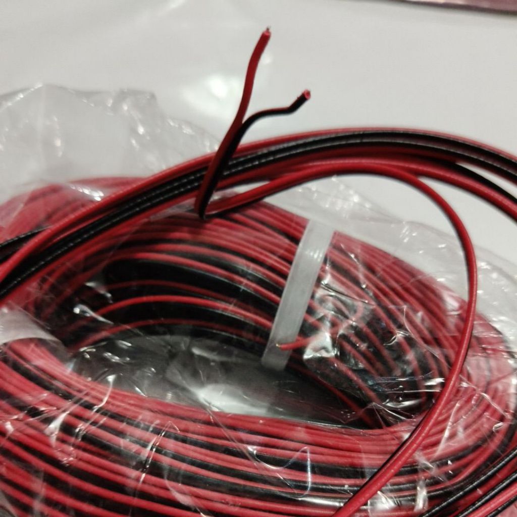 kabel awg 2 jalur ukuran 2 x 18 /0.12 hrg eceran permtr