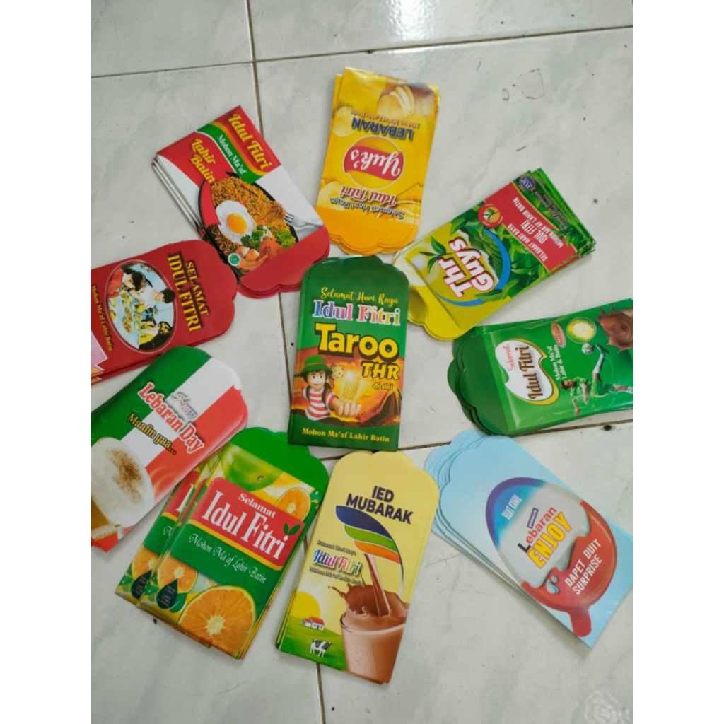 

AMPLOP LEBARAN SNACK ISI 10 PCS
