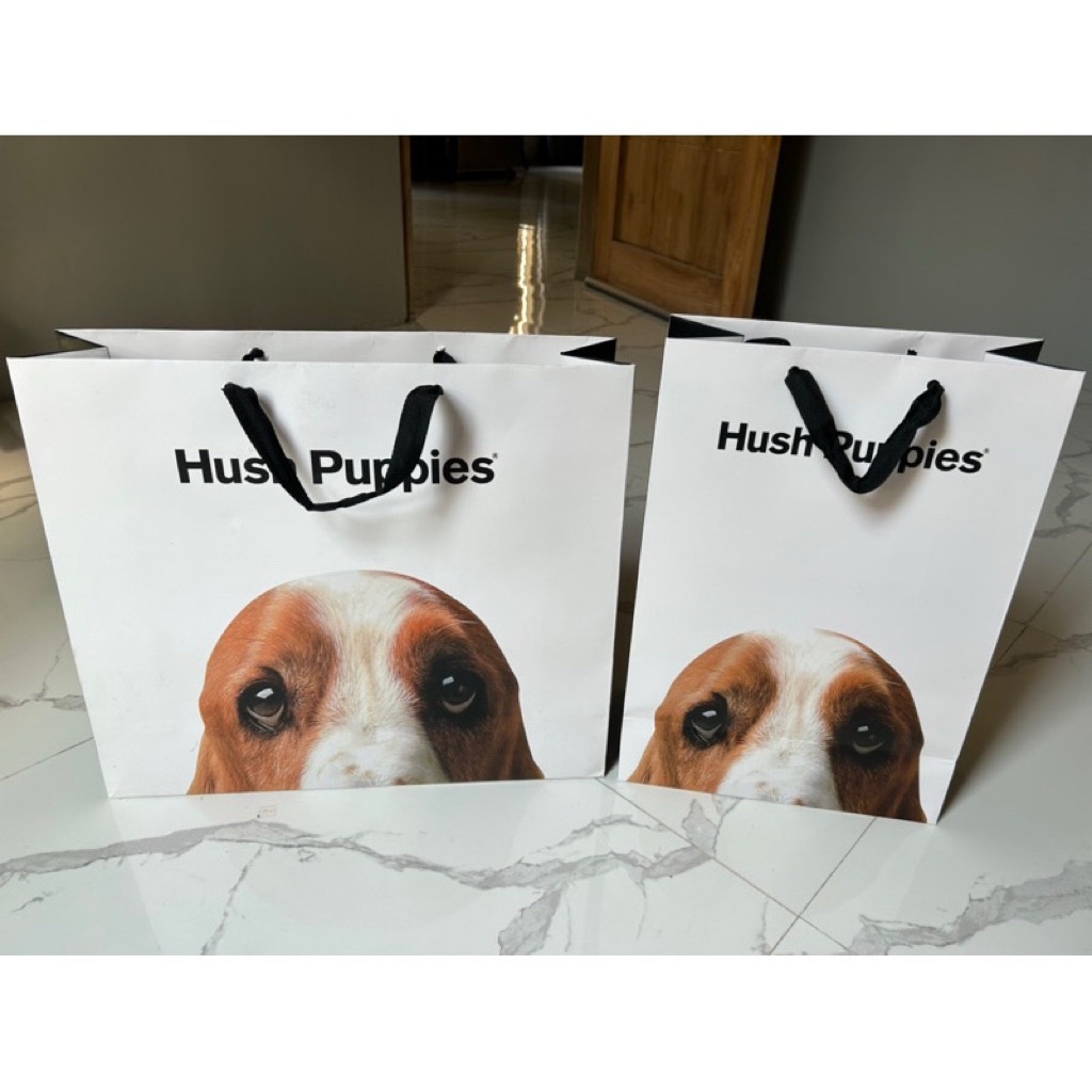 

shopping bag/ paperbag hush puppies/ tas belanja hush puppies