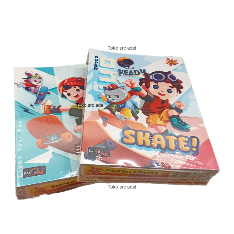 

[1 PACK] Buku Tulis SUPER LOGOS By Vision Isi 10 Buku x 38 Lembar
