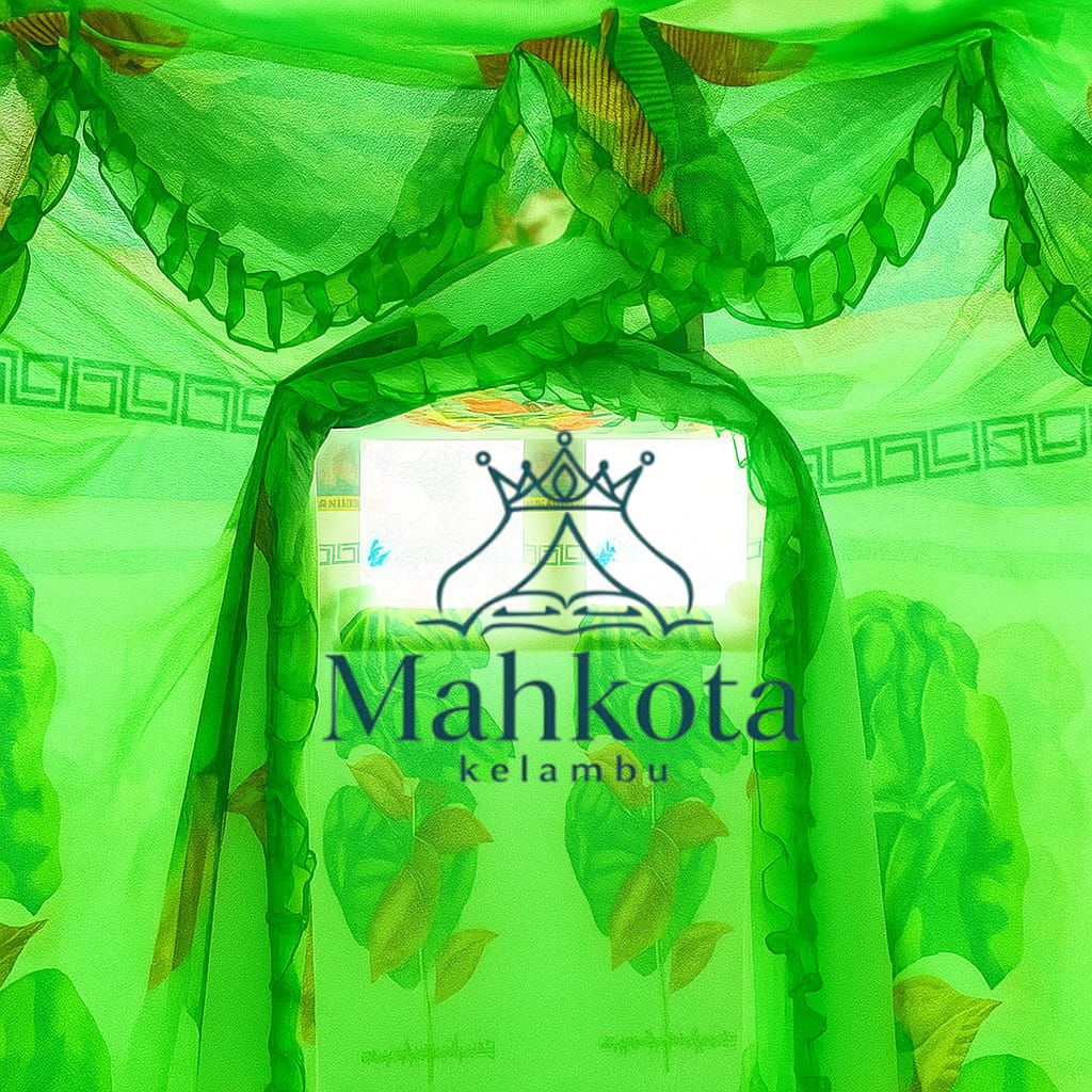 Syafa Dstore (Bisa ) Kelambu Sultan Bahan Premium Kelambu Motif Bunga Kelambu Tidur Anti Nyamuk