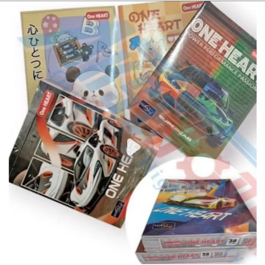 

Buku Tulis One Heart Paperline Isi 38 1 Pak
