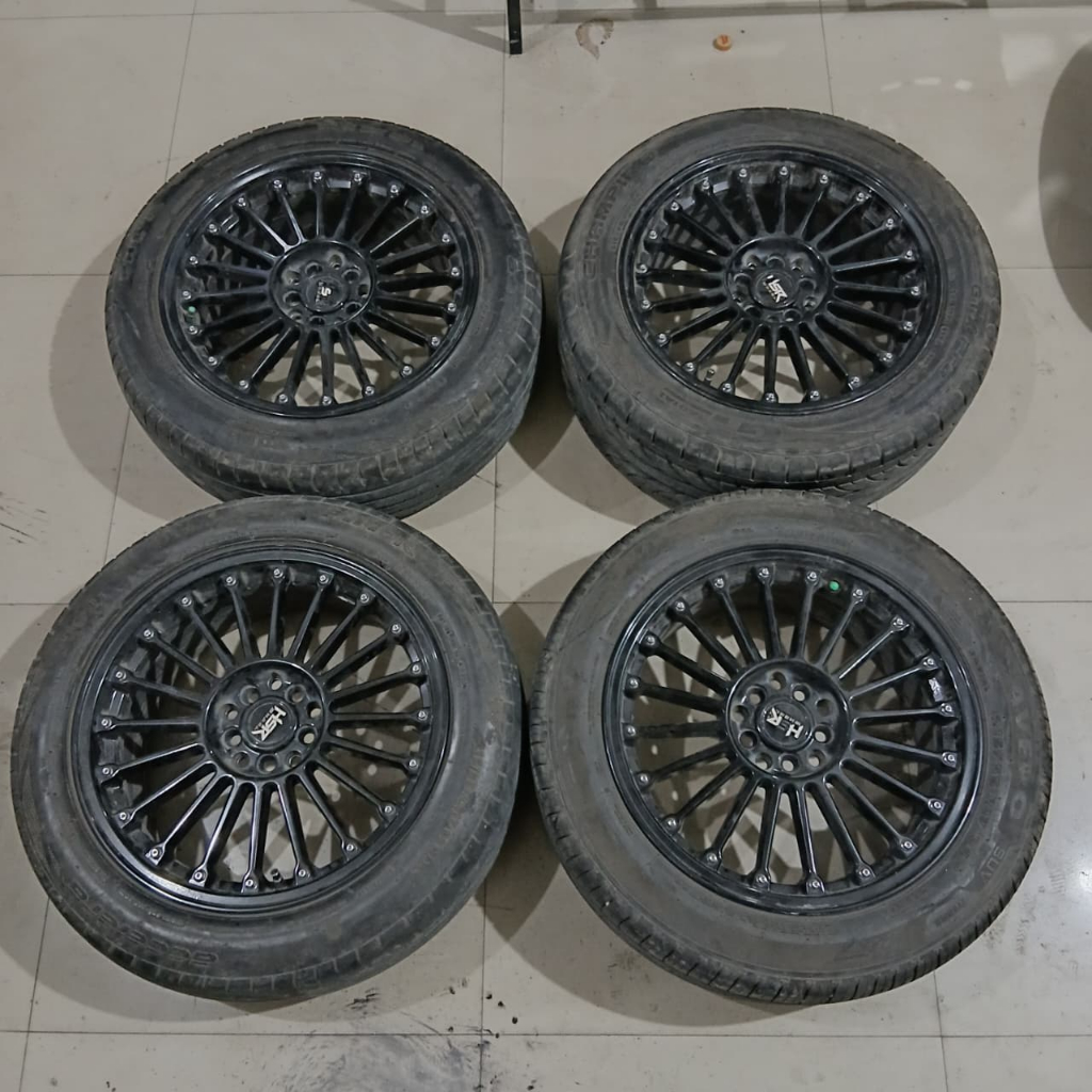 velg/pelek mobil second hsr ring17 baut5x114 cocok buat mobil hrv,brv,innova,dll