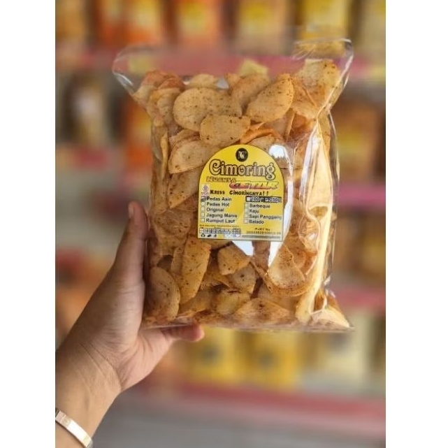 

Cimoring (kripik cimol kering)Netto 250gr Best seller