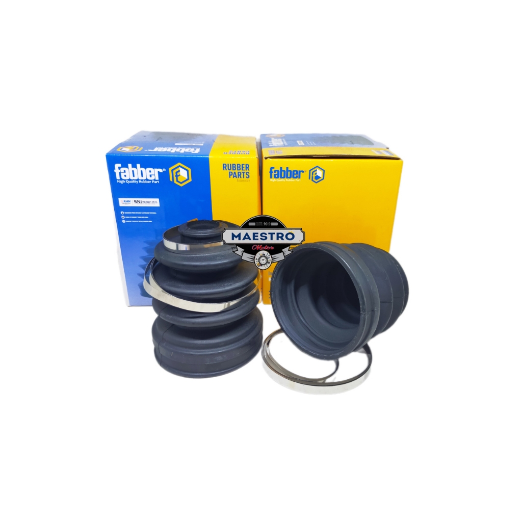 1 Set kanan kiri karet boot as roda cv joint bagian luar timor