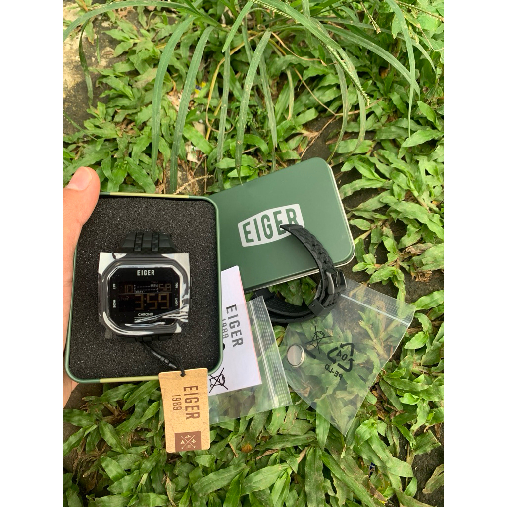 LINVILLE WATCH - JAM TANGAN/STOPWATCH - OUTDOOR ADVENTURE EIGER ORIGINAL