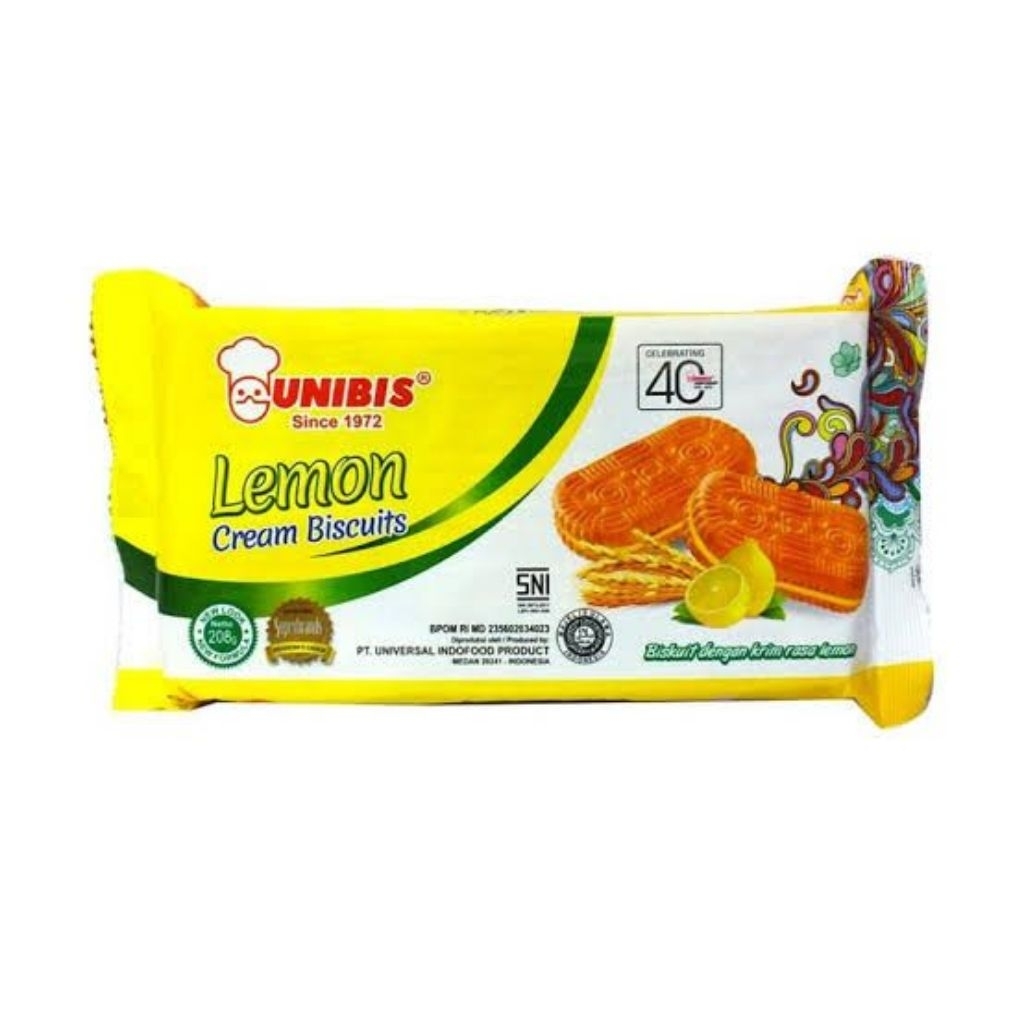 

Unibis Lemon Cream Biscuit 208 gram