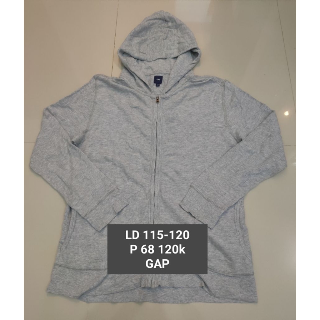 Zipper Hoodie GAP Grey