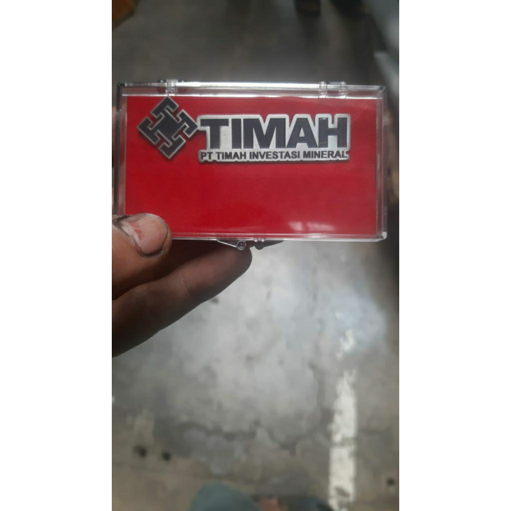 

pin timah/name tag timah