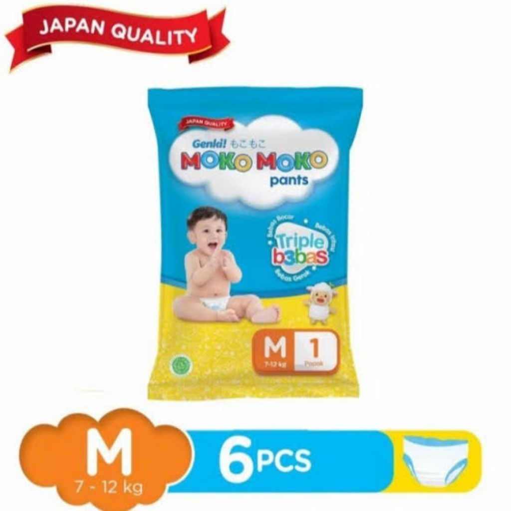 Genki Moko Moko Renceng ( 1 renceng 6 pc )