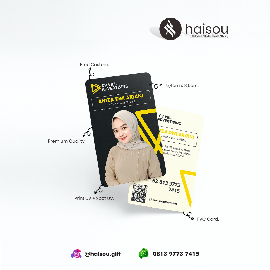 

ID Card Premium Profesional – Cocok untuk Perusahaan & Event