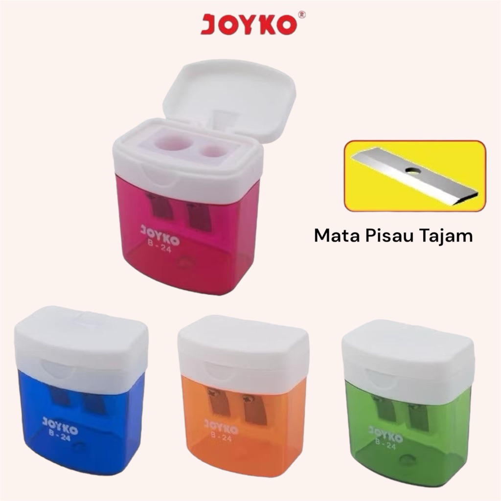 

Serutan Joyko Satu Lubang B-23 dan Dua Lubang B-24 Rautan Eceran 1pcs Cod