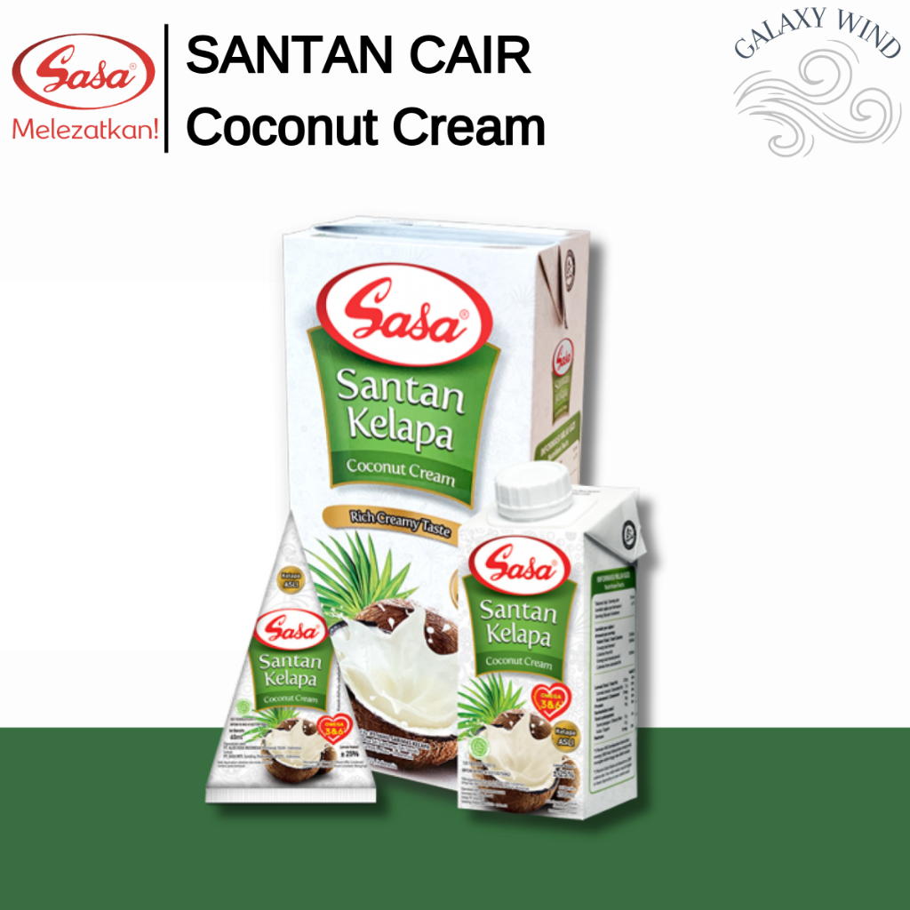 

SASA SANTAN CAIR - COCONUT CREAM