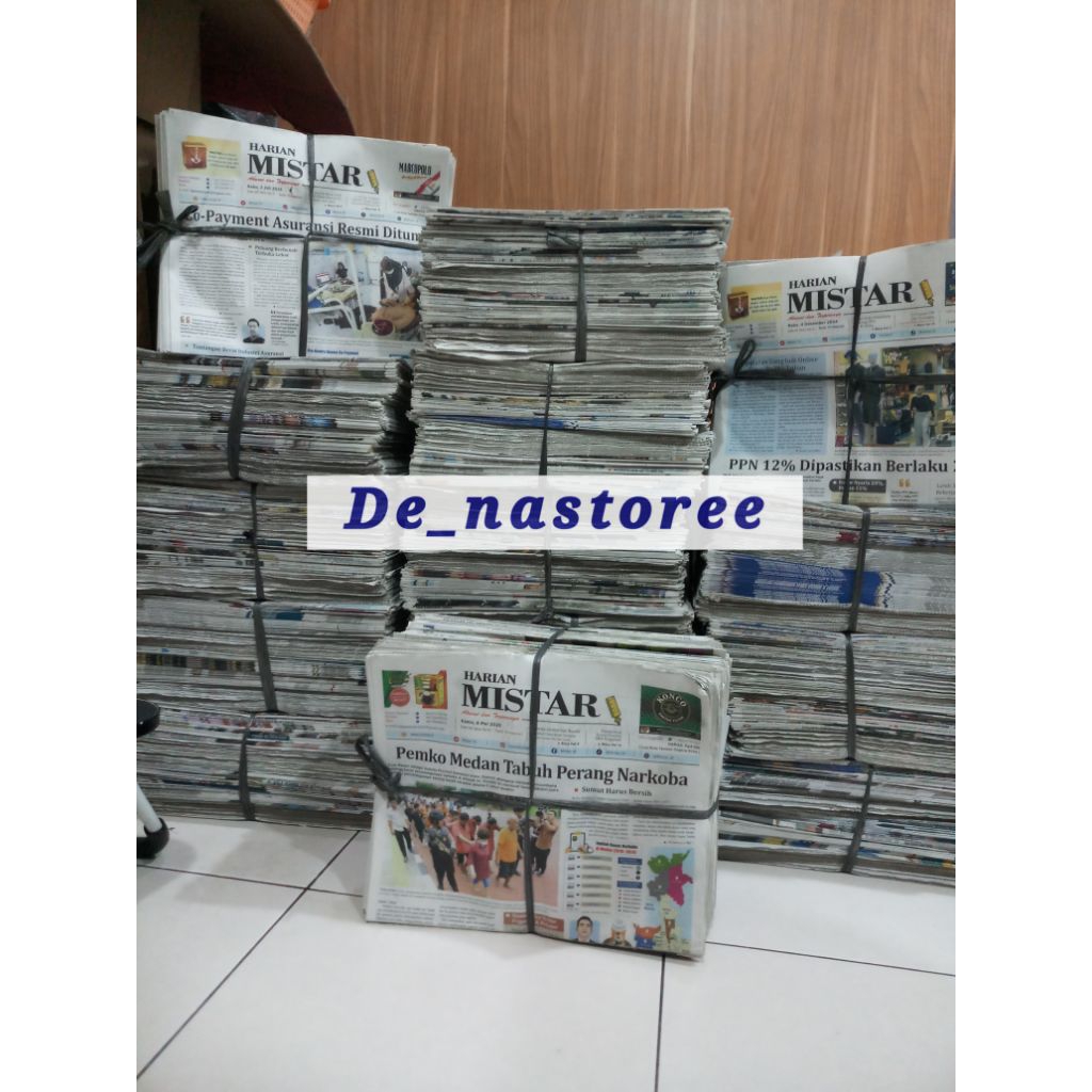 Koran Bekas / Koran Baru / Koran Rapi / Koran Bagus / Koran Harian / Koran Layak Pakai