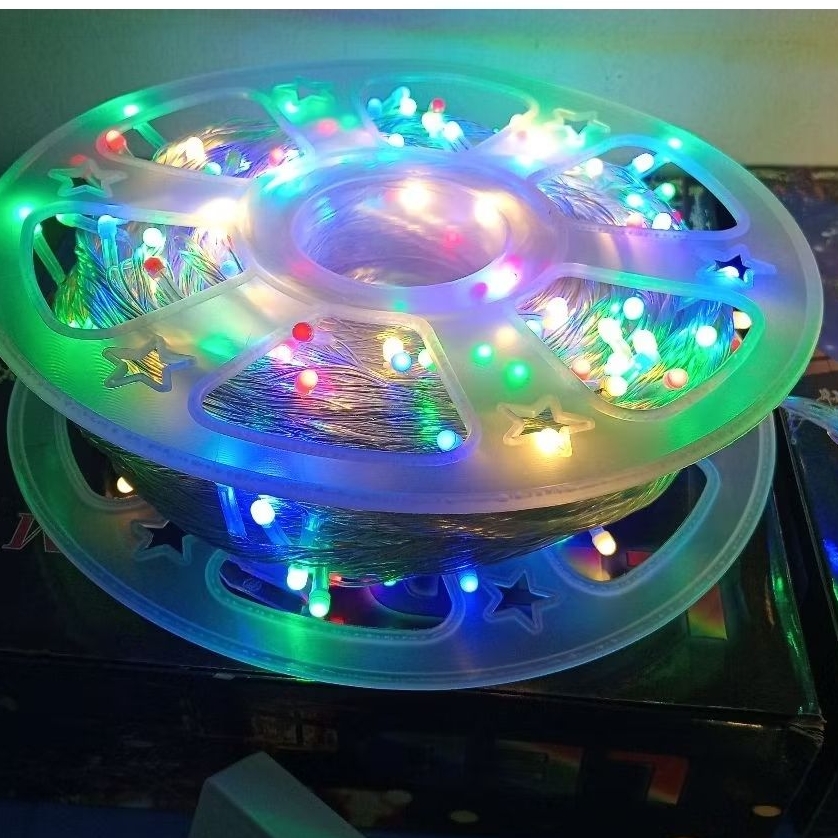 lampu Natal kabel Bening 50M Outdoor/ Lampu hias Pohon Natal 50M Outdoor