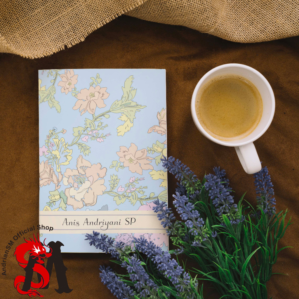 

Notebook Custom Nama buku tulis Catatan A5 Hard Cover Motif Bunga #Biru Diary Aesthetic Lucu Stationary Sekolah Kado Souvenir 100 Lembar HVS bookpaper Murah bisa COD
