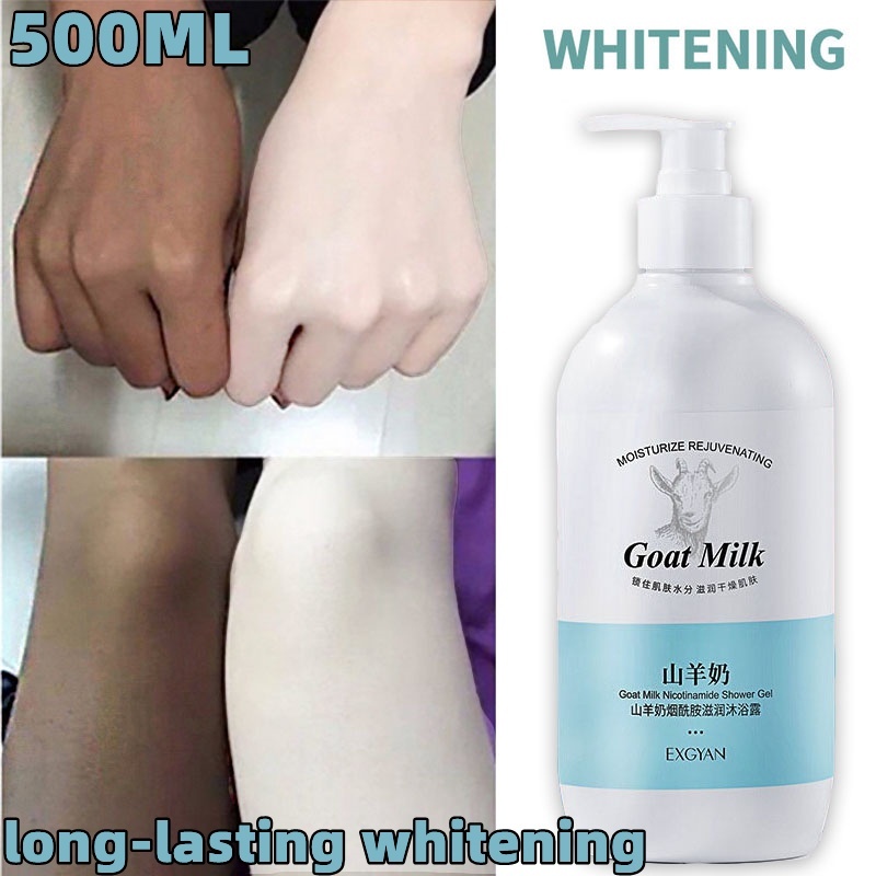 COD Goat Milk Soap Whitening Sabun Cair Susu Kambing Pembersih Pencerah Kulit
