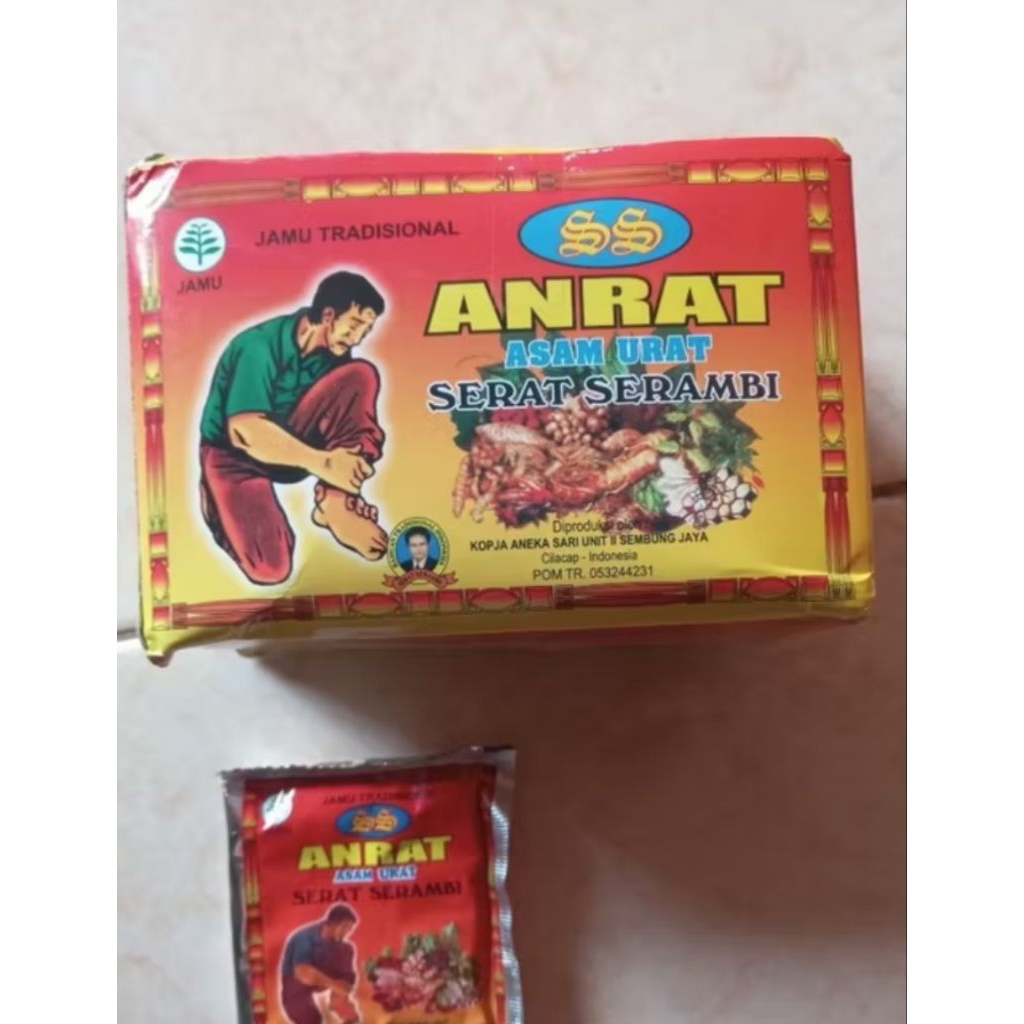 

Anrat jamu asam urat dan pegal linu
