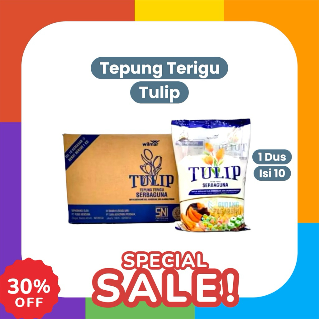 

Tepung Terigu Tulip 1 dus isi 10