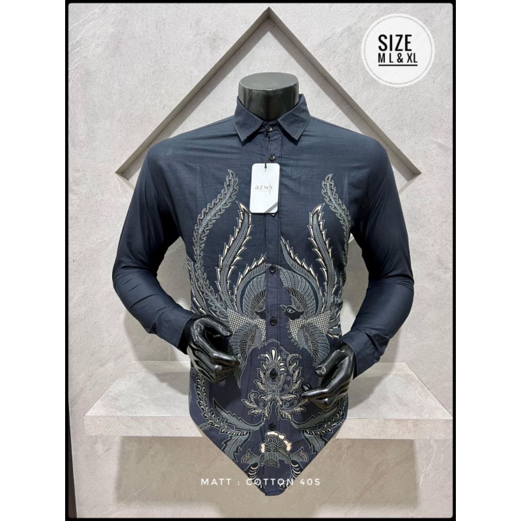 kemeja batik original azwr
