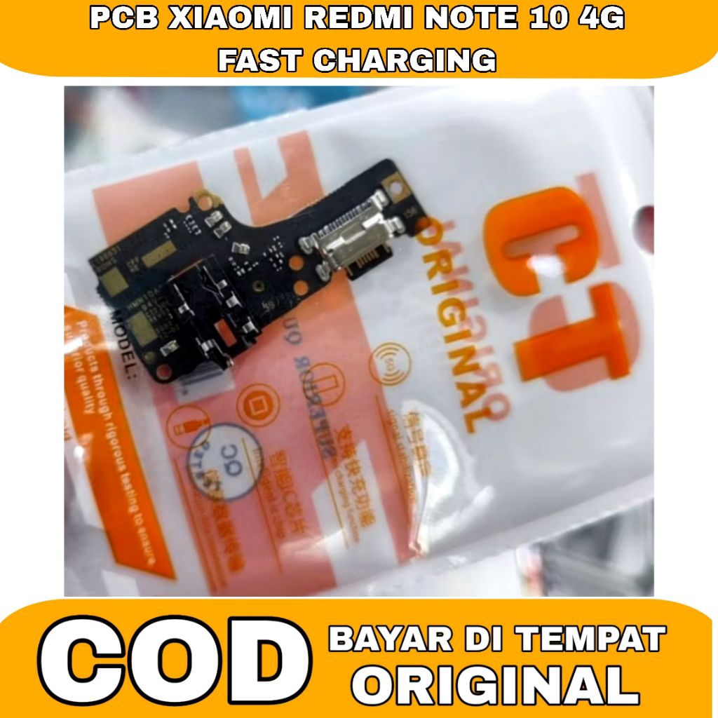 PAPAN CAS KONEKTOR CHARGER XIAOMI REDMI NOTE 10 4G / NOTE 10S ORIGINAL FAST CHARGING