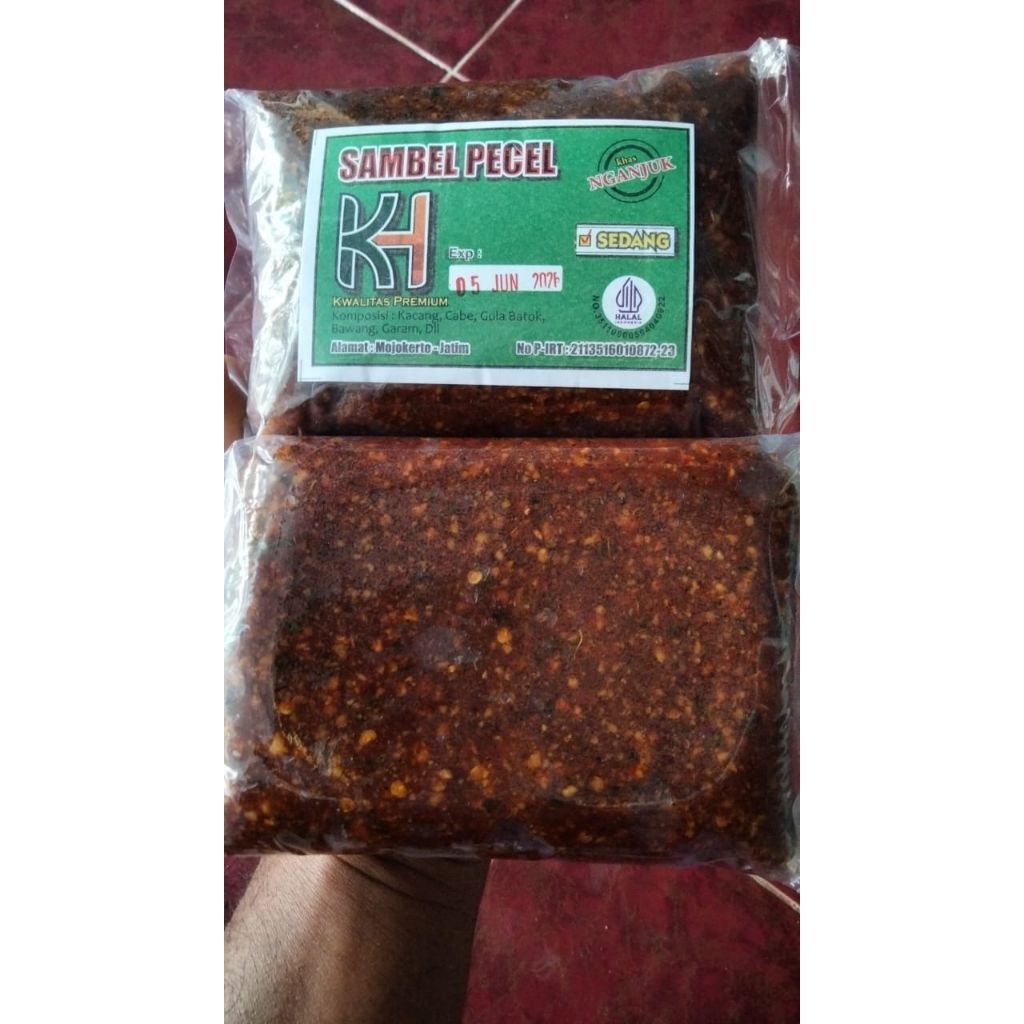 

BUMBU/SAMBAL PECEL Khas Nganjuk Kemasan 500 grm