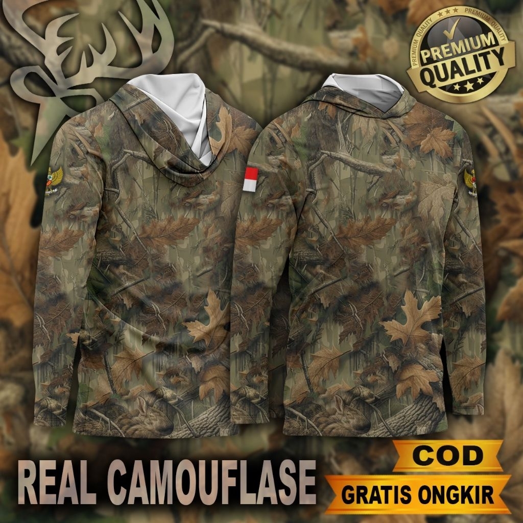 Baju camo lengan panjang | baju loreng | baju camo hunting berburu | baju | baju camo | jersey camo 