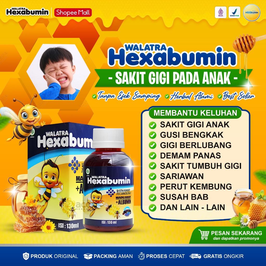 Obat Sakit Gigi Anak Dan Balita , Gigi Berlubang , Bolong , Gigi Patah , Gusi Bengkak , Tumbuh Gigi 