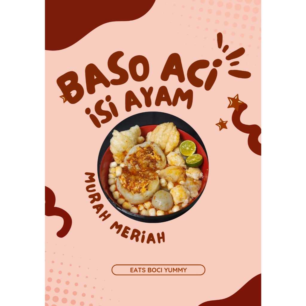 

1 Bungkus Baso aci isi ayam sedang murah