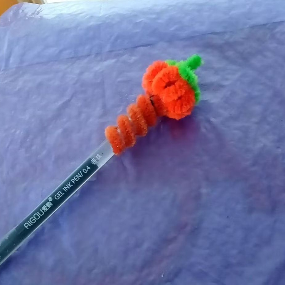 

pulpen kawat bulu labu